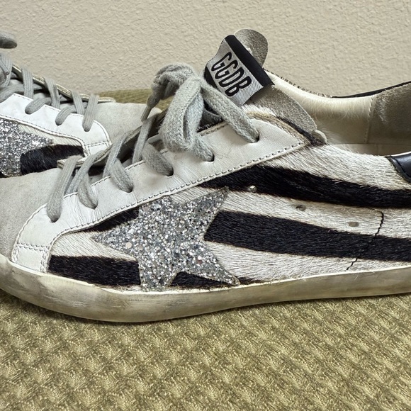 Golden Goose Deluxe Brand Black and White Sneakers - Picture 2 of 9